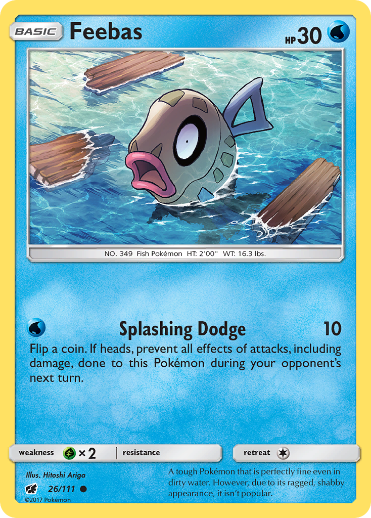 Feebas (26/111) [Sun & Moon: Crimson Invasion] | Good Games North