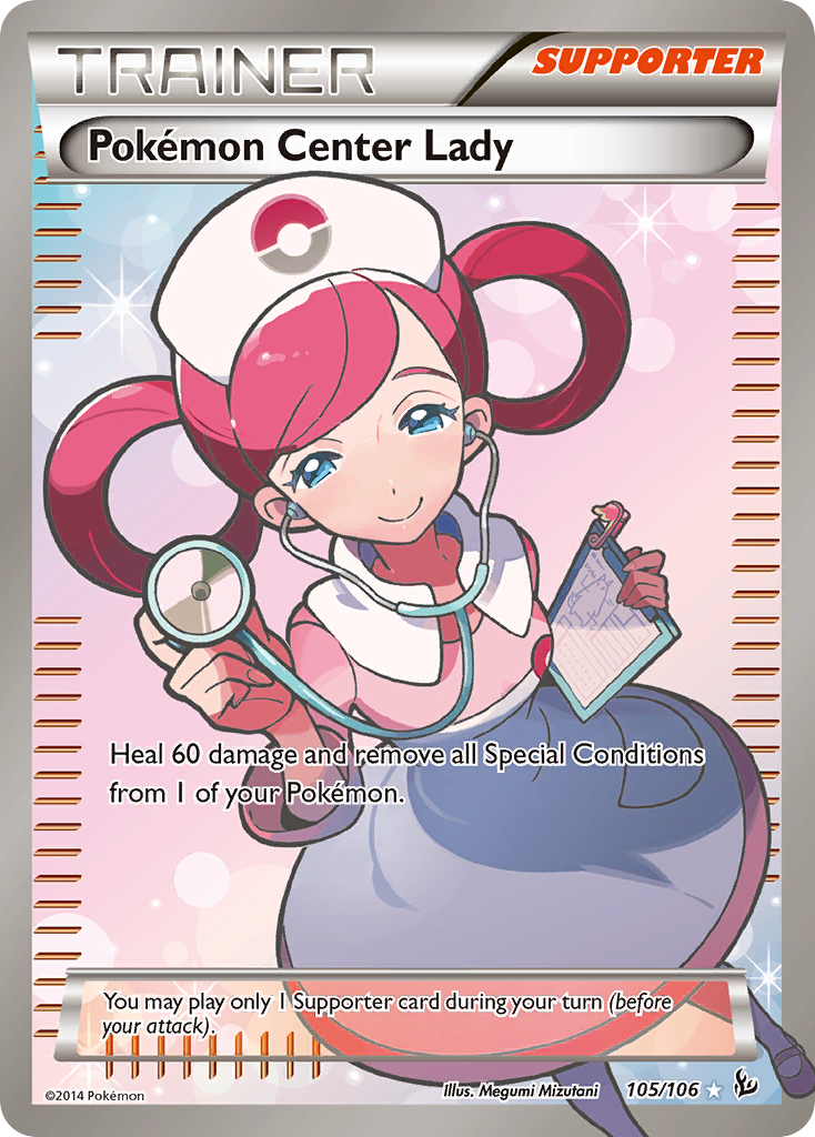 Pokemon Center Lady (105/106) [XY: Flashfire] | Good Games North