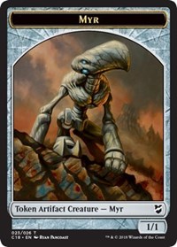 Myr (023) // Thopter (025) Double-sided Token [Commander 2018 Tokens] | Good Games North