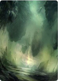 Swamp 1 Art Card [Zendikar Rising Art Series] | Good Games North