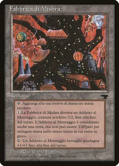 Mishra's Factory (Italian) - "Fabbrica di Mishra" [Renaissance] | Good Games North