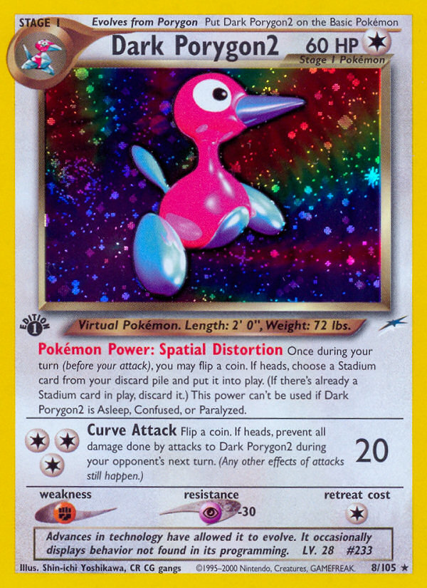 Dark Porygon2 (8/105) [Neo Destiny 1st Edition] | Good Games North