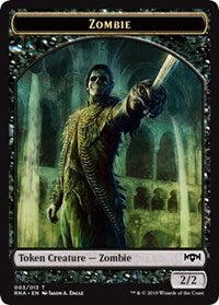 Zombie Token [Ravnica Allegiance Tokens] | Good Games North