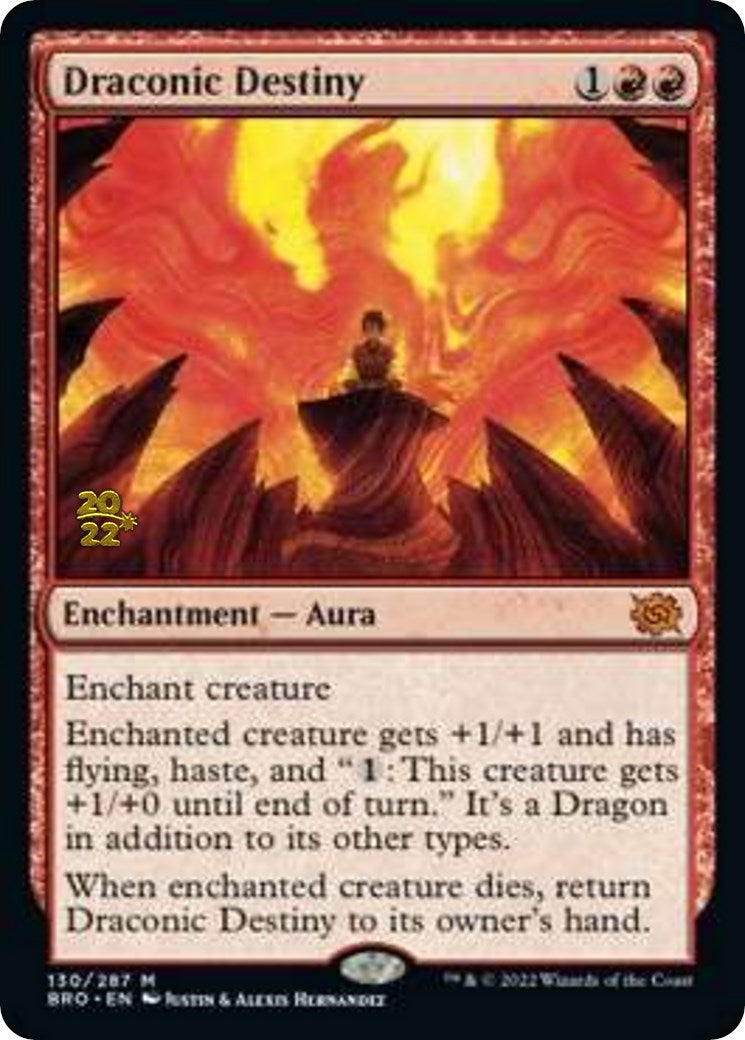 Draconic Destiny [The Brothers' War: Prerelease Promos] | Good Games North
