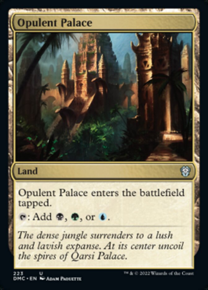 Opulent Palace [Dominaria United Commander] | Good Games North