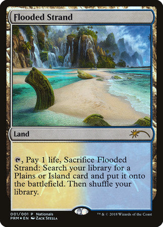 Flooded Strand [Nationals Promos] | Good Games North
