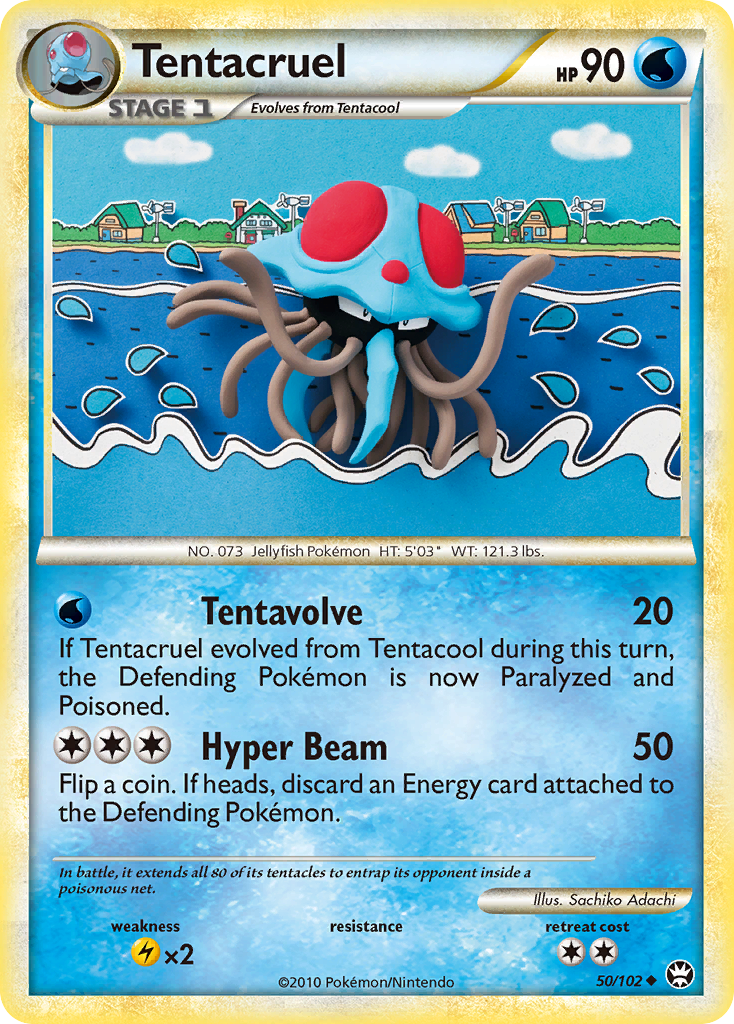 Tentacruel (50/102) [HeartGold & SoulSilver: Triumphant] | Good Games North