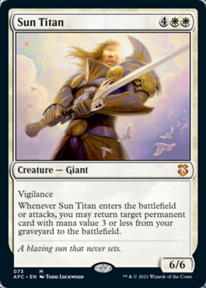 Sun Titan [Dungeons & Dragons: Adventures in the Forgotten Realms Commander] | Good Games North