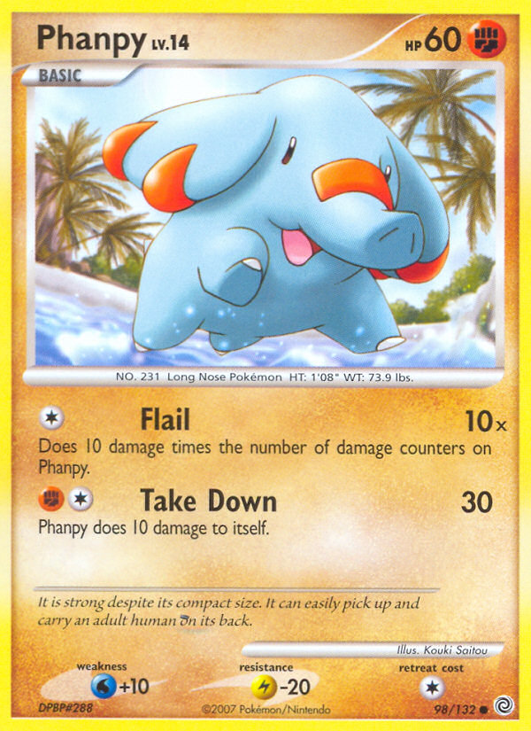 Phanpy (98/132) [Diamond & Pearl: Secret Wonders] | Good Games North