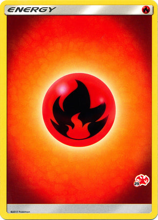 Fire Energy (Charizard Stamp #29) [Battle Academy 2020] | Good Games North
