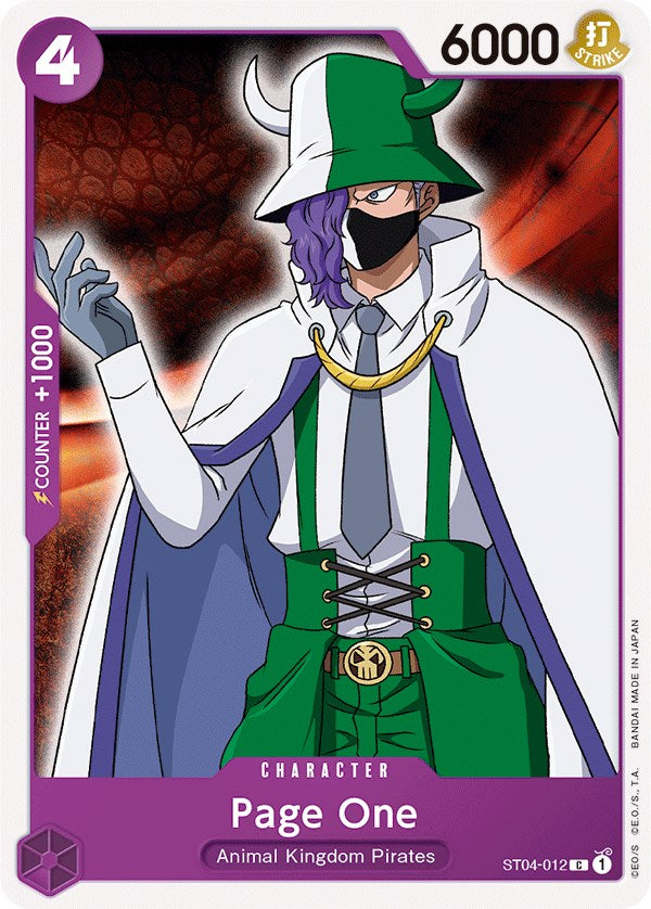 Page One [Starter Deck: Animal Kingdom Pirates] | Good Games North
