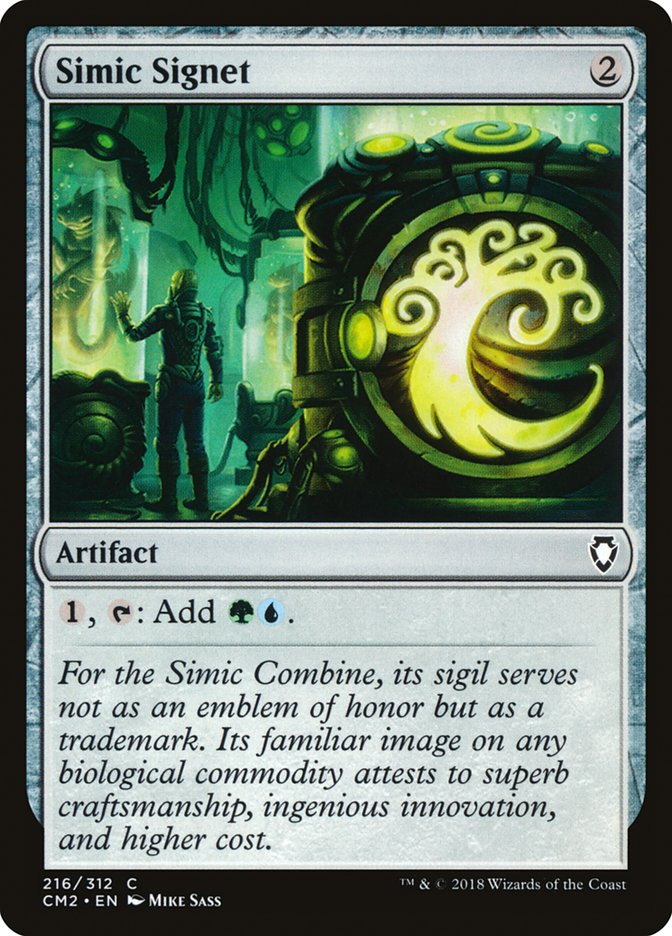 Simic Signet (216/312) [Commander Anthology Volume II] | Good Games North