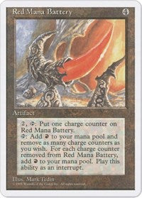 Red Mana Battery [Fourth Edition] | Good Games North