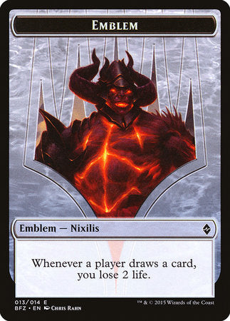 Emblem - Ob Nixilis Reignited [Battle for Zendikar Tokens] | Good Games North