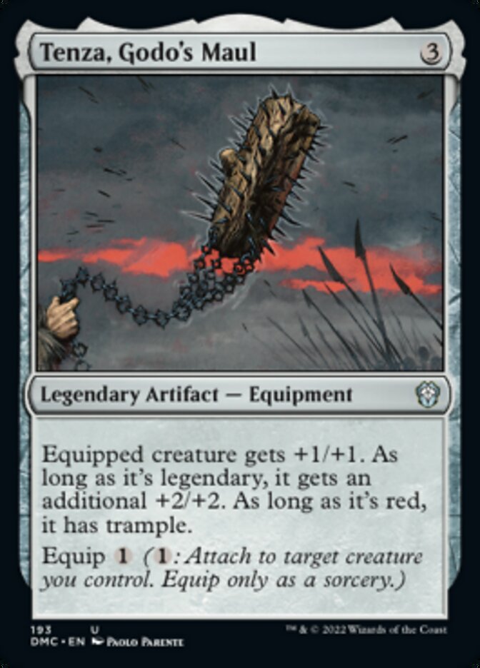 Tenza, Godo's Maul [Dominaria United Commander] | Good Games North