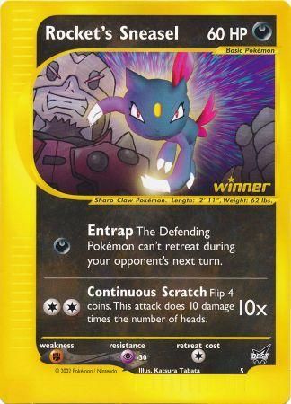 Rocket's Sneasel (5) (Jumbo Card) [Best of Promos] | Good Games North