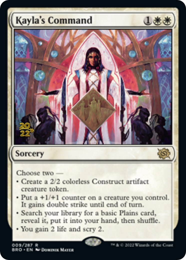 Kayla's Command [The Brothers' War: Prerelease Promos] | Good Games North