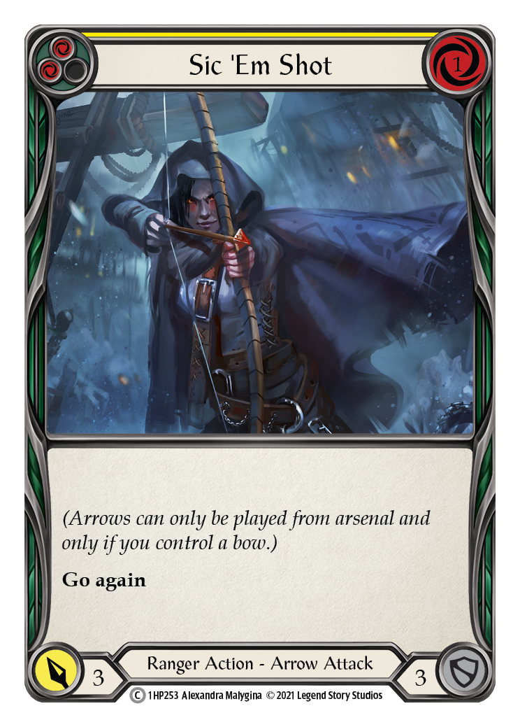 Sic 'Em Shot (Yellow) [1HP253] | Good Games North