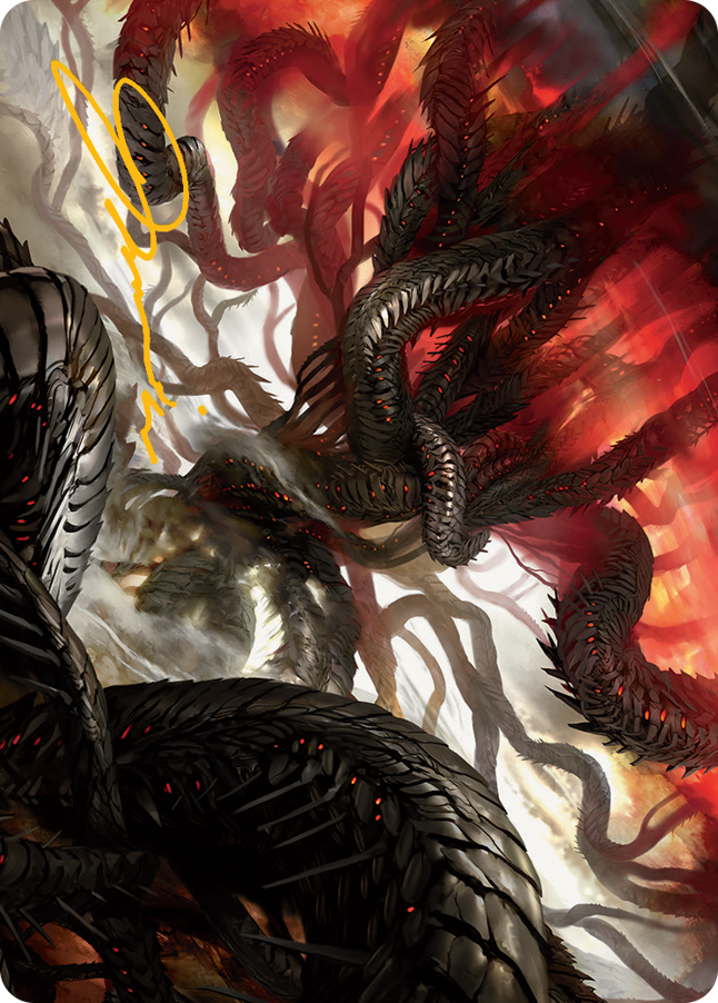 Realmbreaker, the Invasion Tree Art Card (Gold-Stamped Signature) [March of the Machine Art Series] | Good Games North