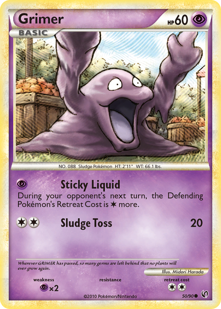 Grimer (50/90) [HeartGold & SoulSilver: Undaunted] | Good Games North