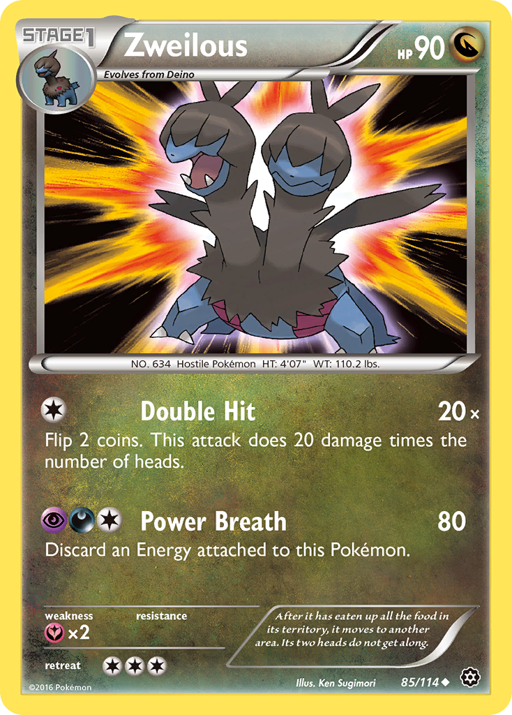 Zweilous (85/114) [XY: Steam Siege] | Good Games North