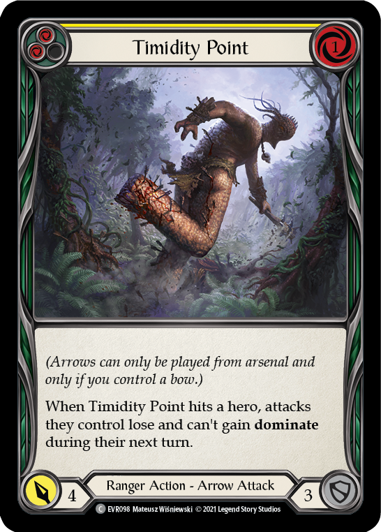 Timidity Point (Yellow) [EVR098] (Everfest)  1st Edition Normal | Good Games North