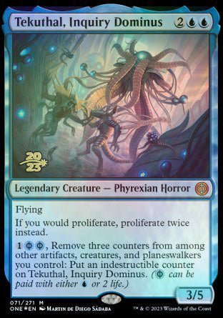 Tekuthal, Inquiry Dominus [Phyrexia: All Will Be One Prerelease Promos] | Good Games North