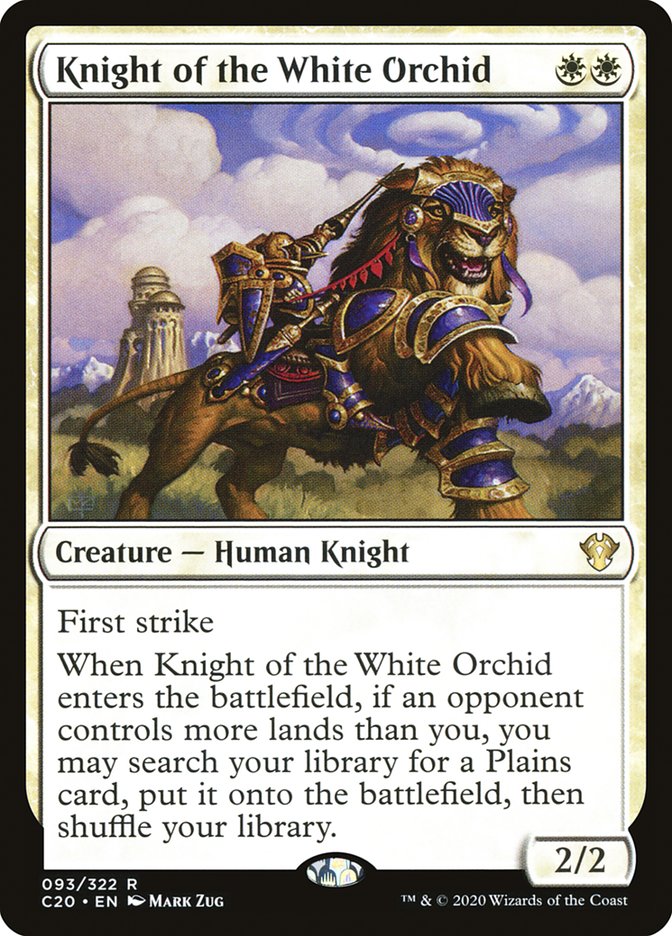 Knight of the White Orchid [Commander 2020] | Good Games North