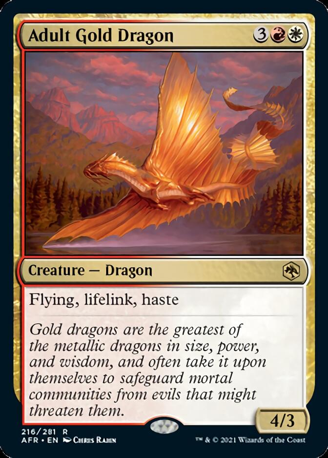 Adult Gold Dragon [Dungeons & Dragons: Adventures in the Forgotten Realms] | Good Games North