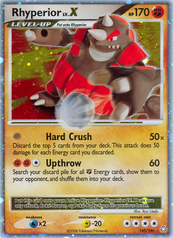 Rhyperior LV.X (145/146) [Diamond & Pearl: Legends Awakened] | Good Games North