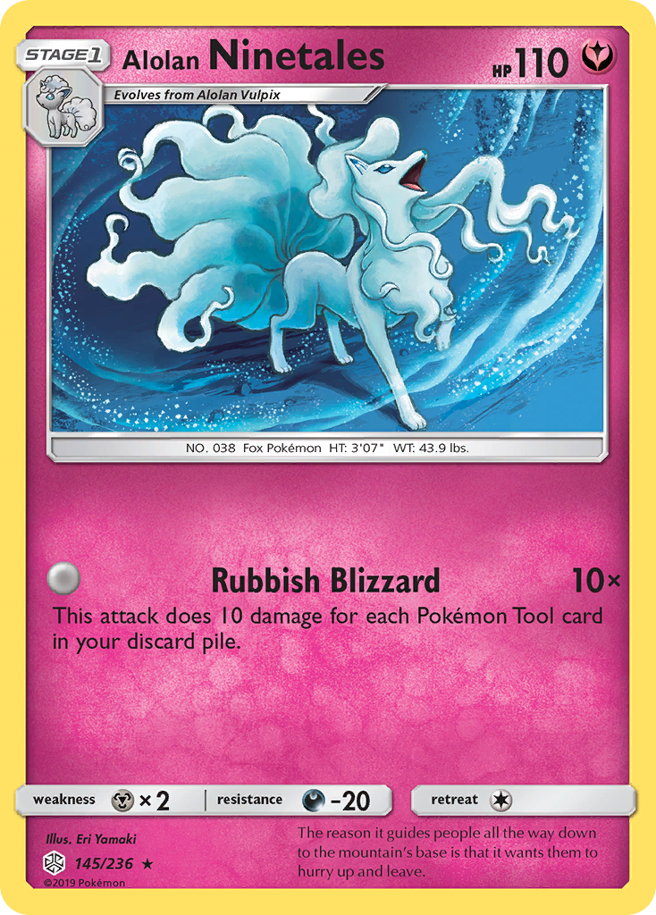 Alolan Ninetales (145/236) [Sun & Moon: Cosmic Eclipse] | Good Games North
