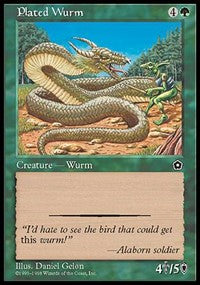 Plated Wurm [Portal Second Age] | Good Games North