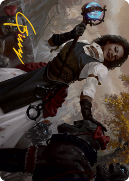 Skaab Wrangler Art Card (Gold-Stamped Signature) [Innistrad: Midnight Hunt Art Series] | Good Games North