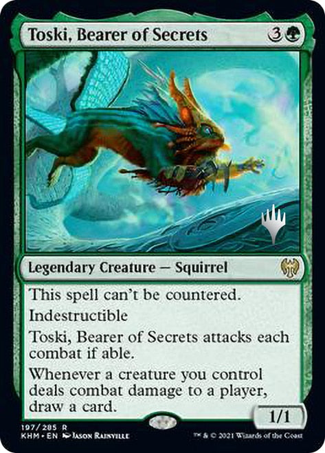 Toski, Bearer of Secrets (Promo Pack) [Kaldheim Promos] | Good Games North