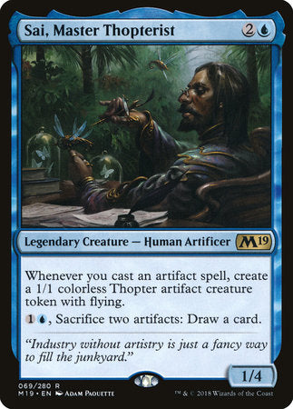 Sai, Master Thopterist [Core Set 2019] | Good Games North