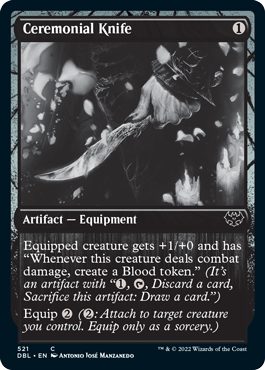 Ceremonial Knife [Innistrad: Double Feature] | Good Games North