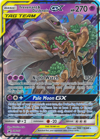 Trevenant & Dusknoir GX (SM217) (Jumbo Card) [Sun & Moon: Black Star Promos] | Good Games North