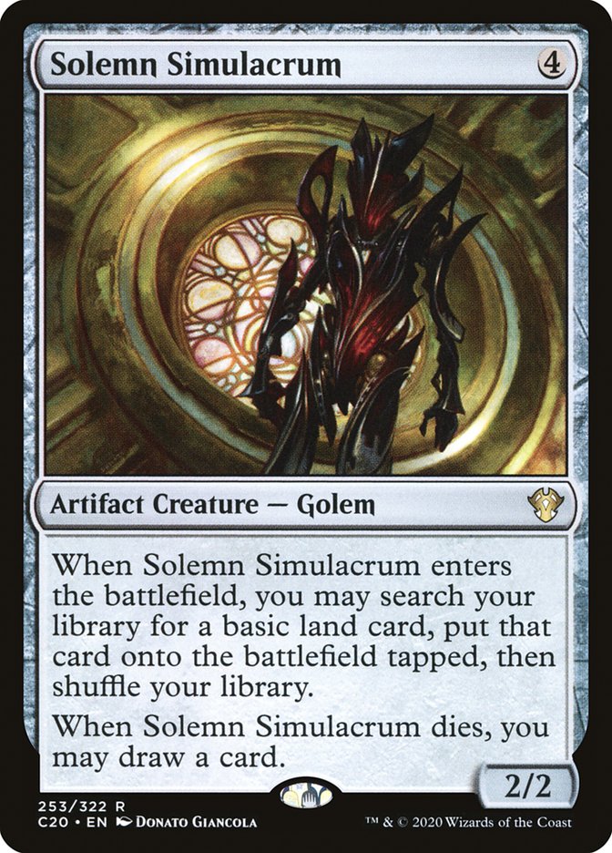 Solemn Simulacrum [Commander 2020] | Good Games North