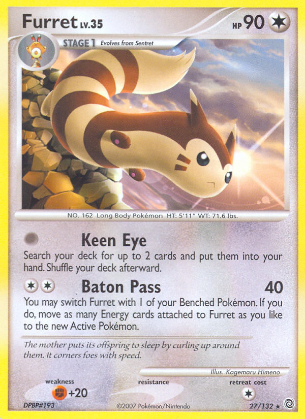 Furret (27/132) [Diamond & Pearl: Secret Wonders] | Good Games North