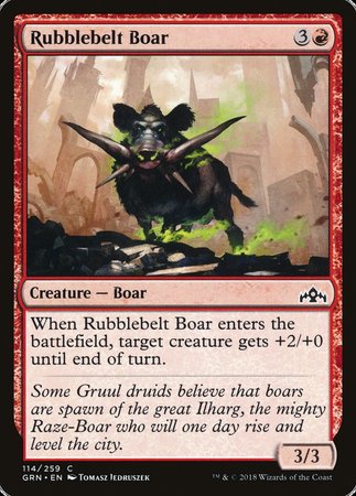 Rubblebelt Boar [Guilds of Ravnica] | Good Games North