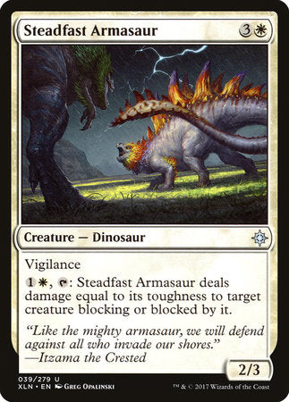 Steadfast Armasaur [Ixalan] | Good Games North