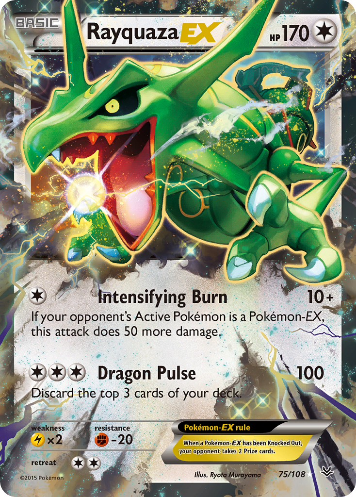 Rayquaza EX (75/108) [XY: Roaring Skies] | Good Games North