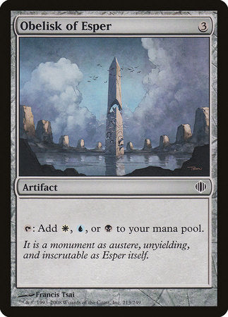 Obelisk of Esper [Shards of Alara] | Good Games North