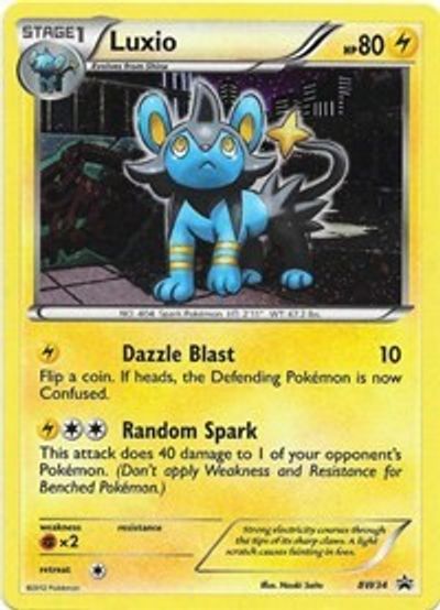 Luxio (BW34) (Cosmos Holo) [Black & White: Black Star Promos] | Good Games North