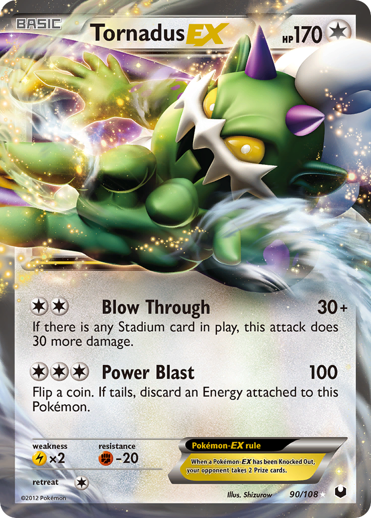 Tornadus EX (90/108) [Black & White: Dark Explorers] | Good Games North