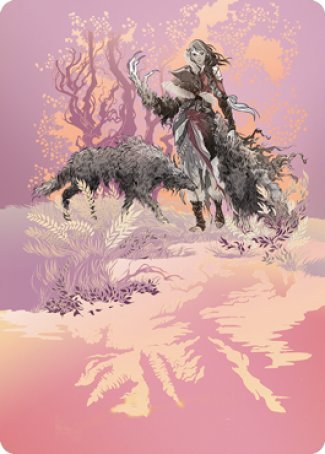 Arlinn, the Pack's Hope 2 Art Card [Innistrad: Midnight Hunt Art Series] | Good Games North