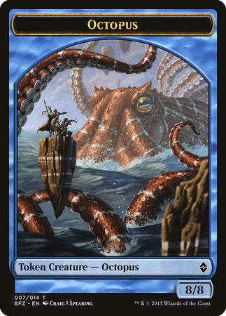 Octopus Token [Battle for Zendikar Tokens] | Good Games North