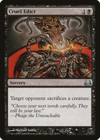 Cruel Edict [Duel Decks: Divine vs. Demonic] | Good Games North
