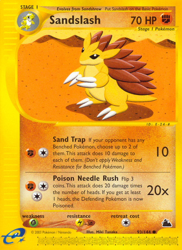 Sandslash (93/144) [Skyridge] | Good Games North