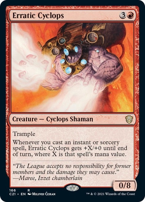 Erratic Cyclops [Commander 2021] | Good Games North
